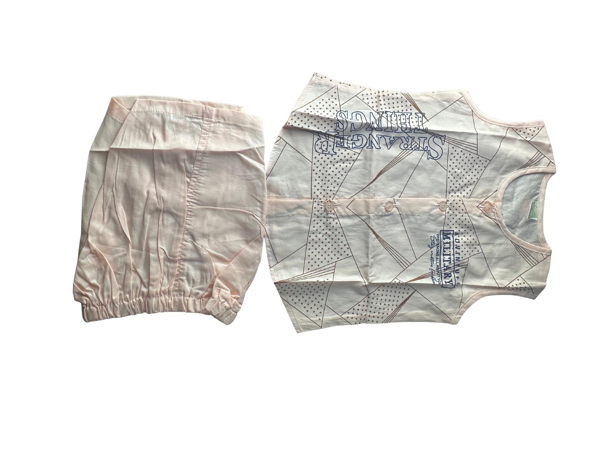 Baby Girl Printed Top & Bloomer Set